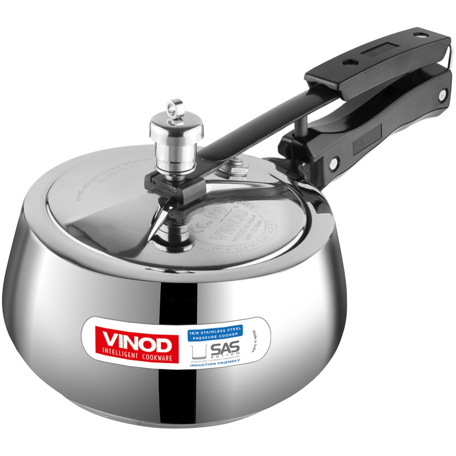Vinod Europa Stainless Steel Inner Lid Pressure Cooker – 2 Litre