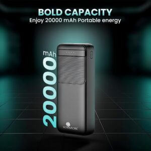 Kratos Legend Champ Power Bank 20000mAH, Fast Charging 22.5W